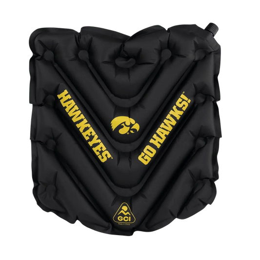 College V Seat™ Inflatable Stadium Cushion - Iowa Hawkeyes - Kickoff Ease