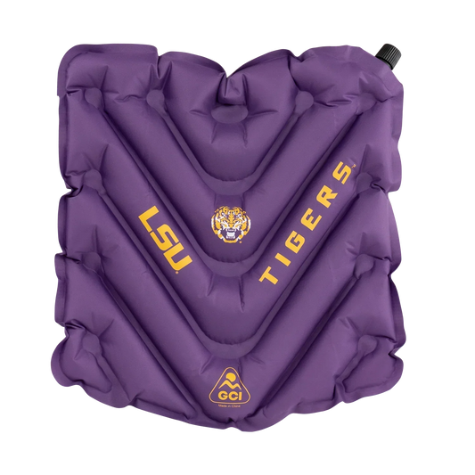 College V Seat™ Inflatable Stadium Cushion - LSU Tigers - Grandstand Style