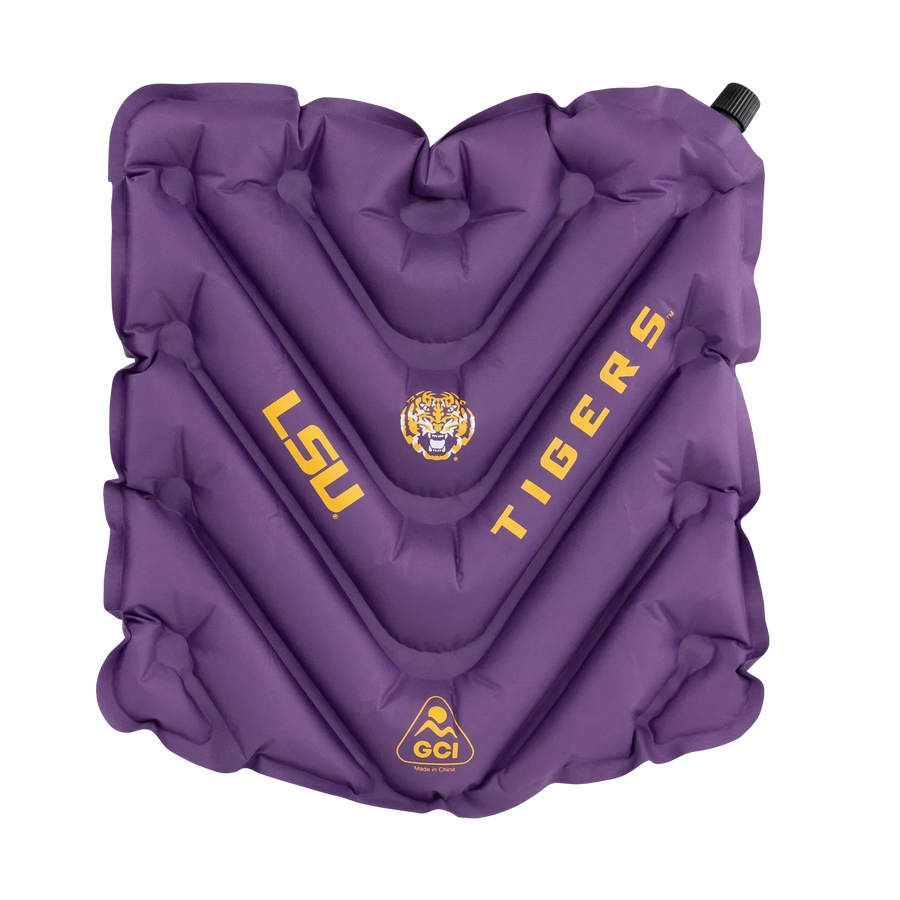 College V Seat™ Inflatable Stadium Cushion - LSU Tigers - Grandstand Style