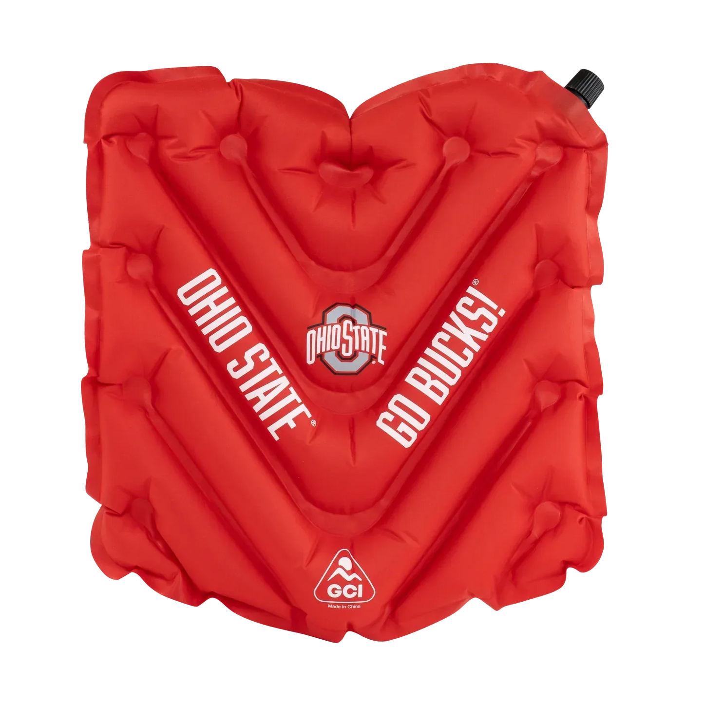 College V Seat™ Inflatable Stadium Cushion - Ohio State Buckeyes - Trackside Ready