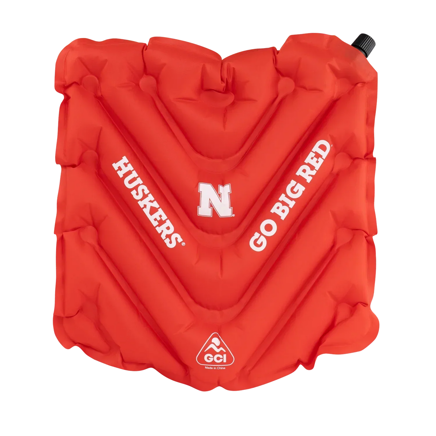 College V Seat™ Inflatable Stadium Cushion - Nebraska Cornhuskers - Victory Style