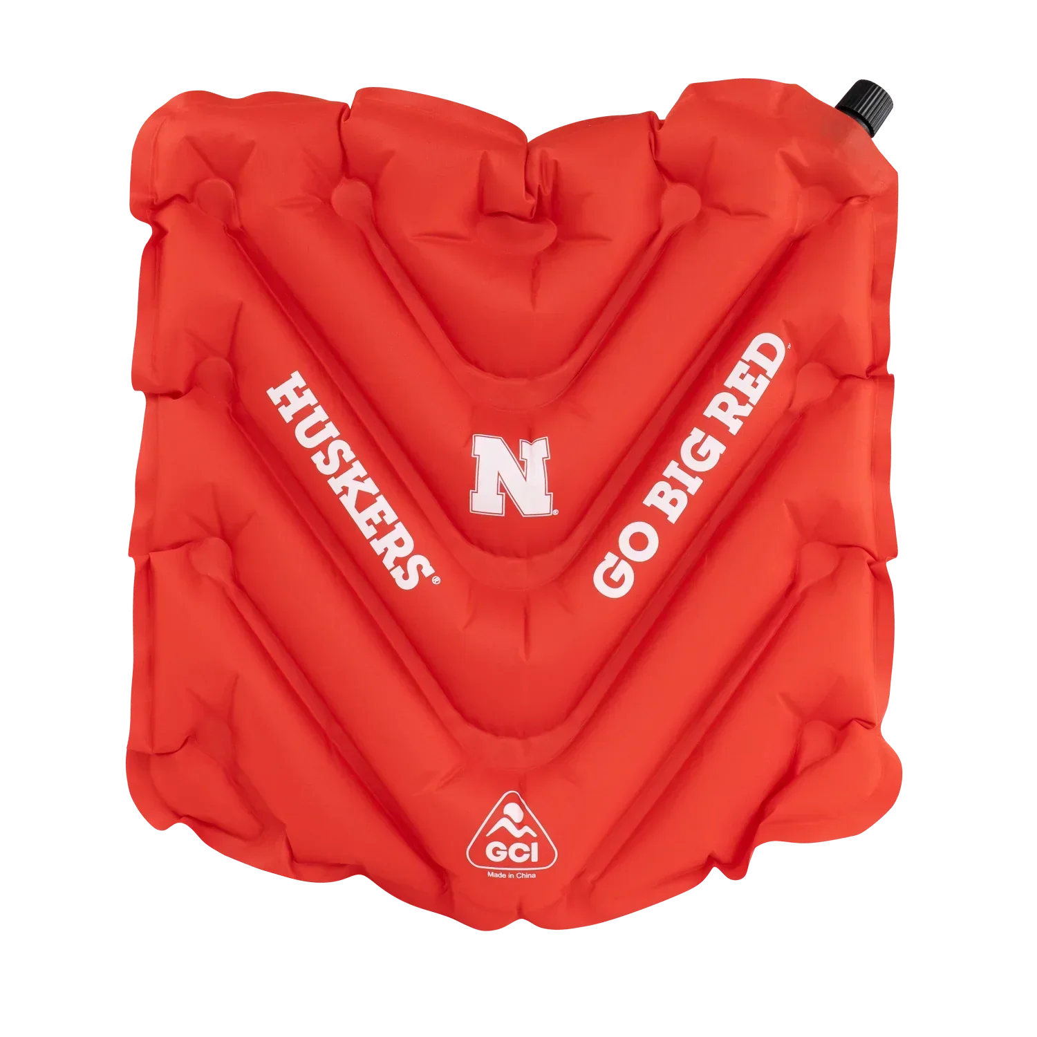 College V Seat™ Inflatable Stadium Cushion - Nebraska Cornhuskers - Victory Style