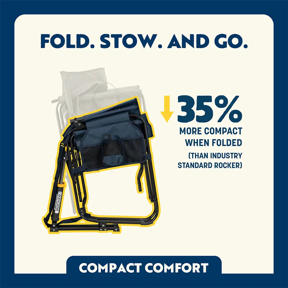 Stowaway Rocker™ - Weekend Ready