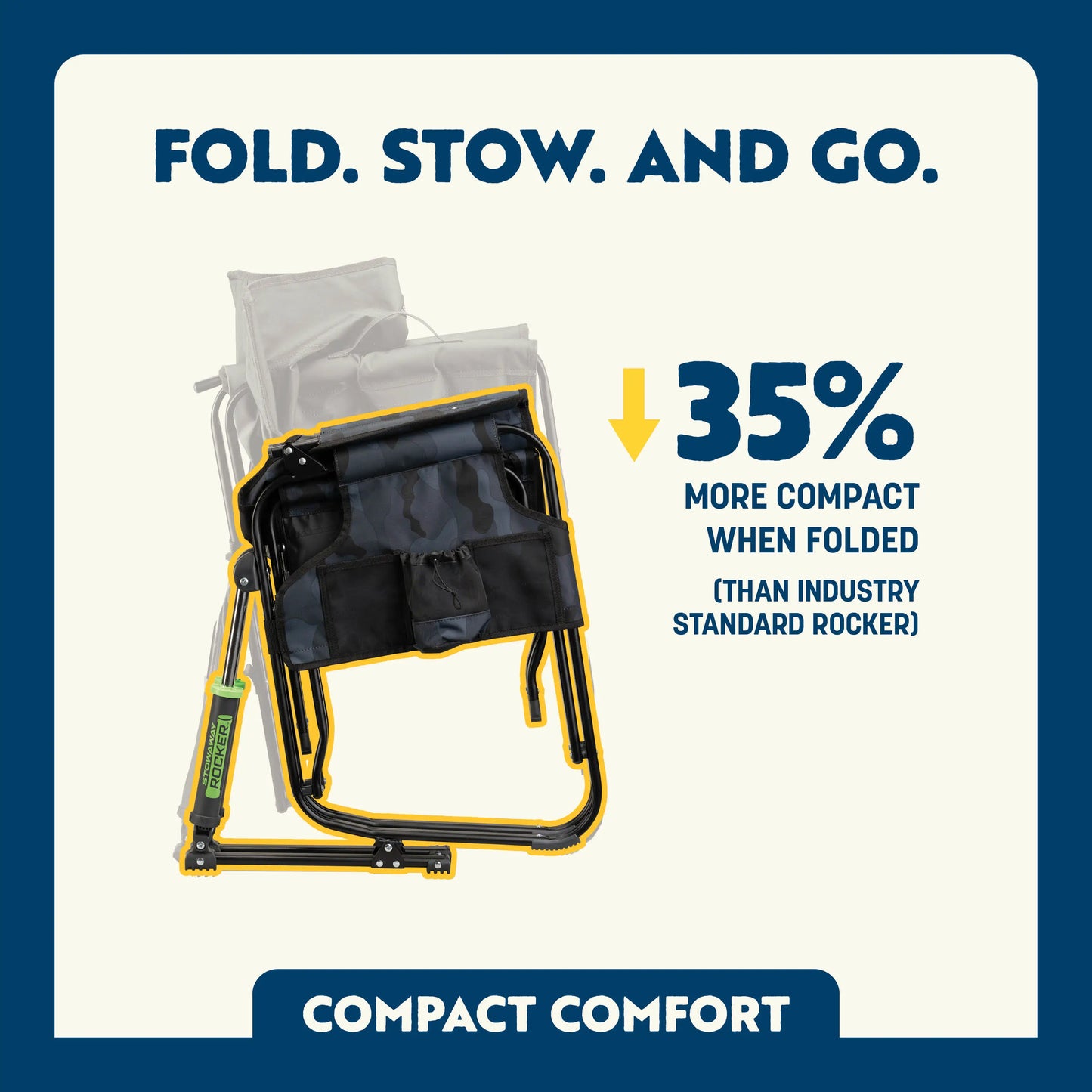 Stowaway Rocker™ - Weekend Ready