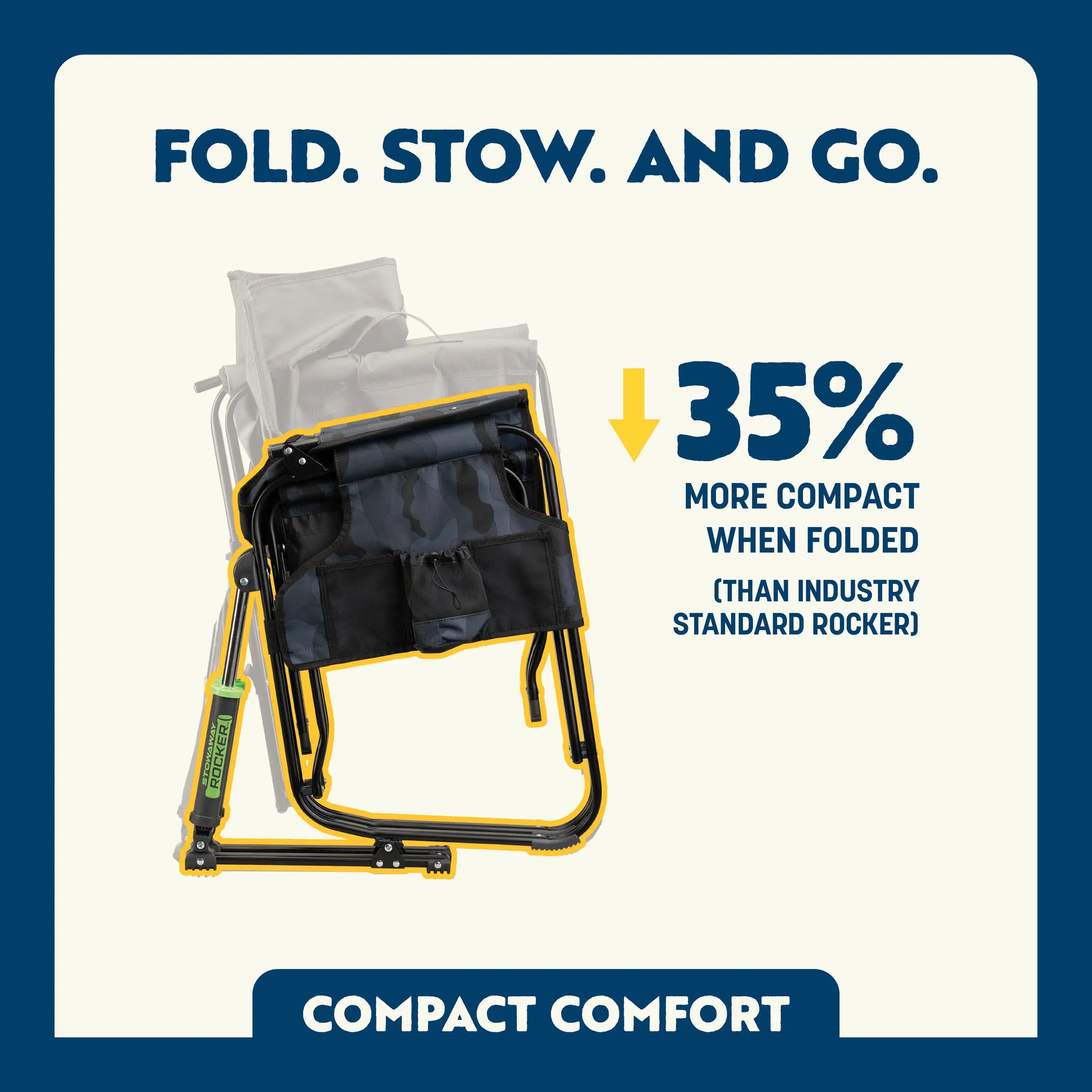 Stowaway Rocker™ - Weekend Ready