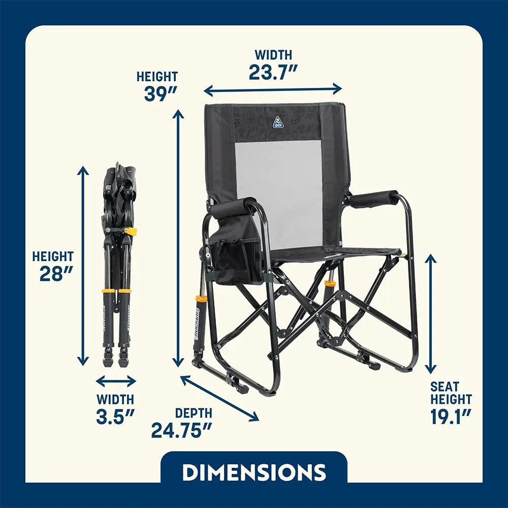 Stowaway Rocker™ - Weekend Ready