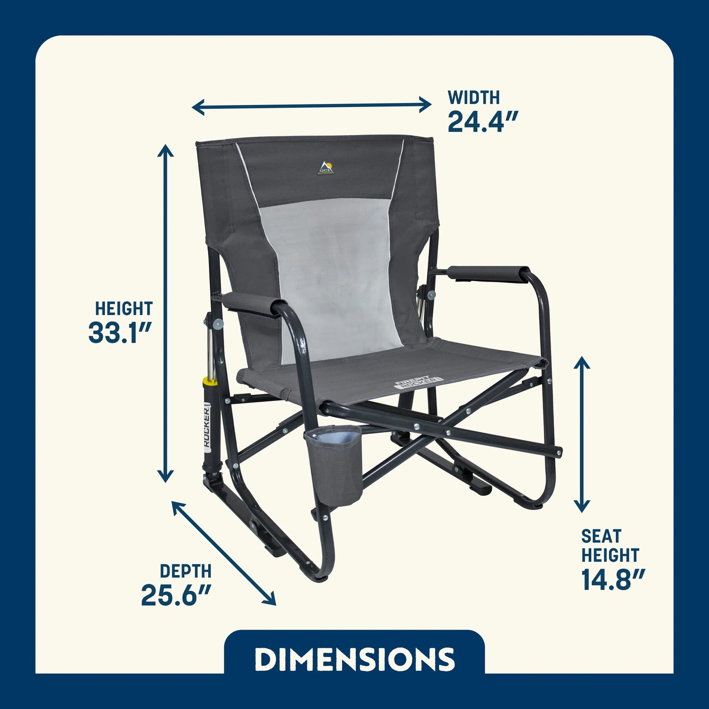 FirePit Rocker™ - Fireside Ready