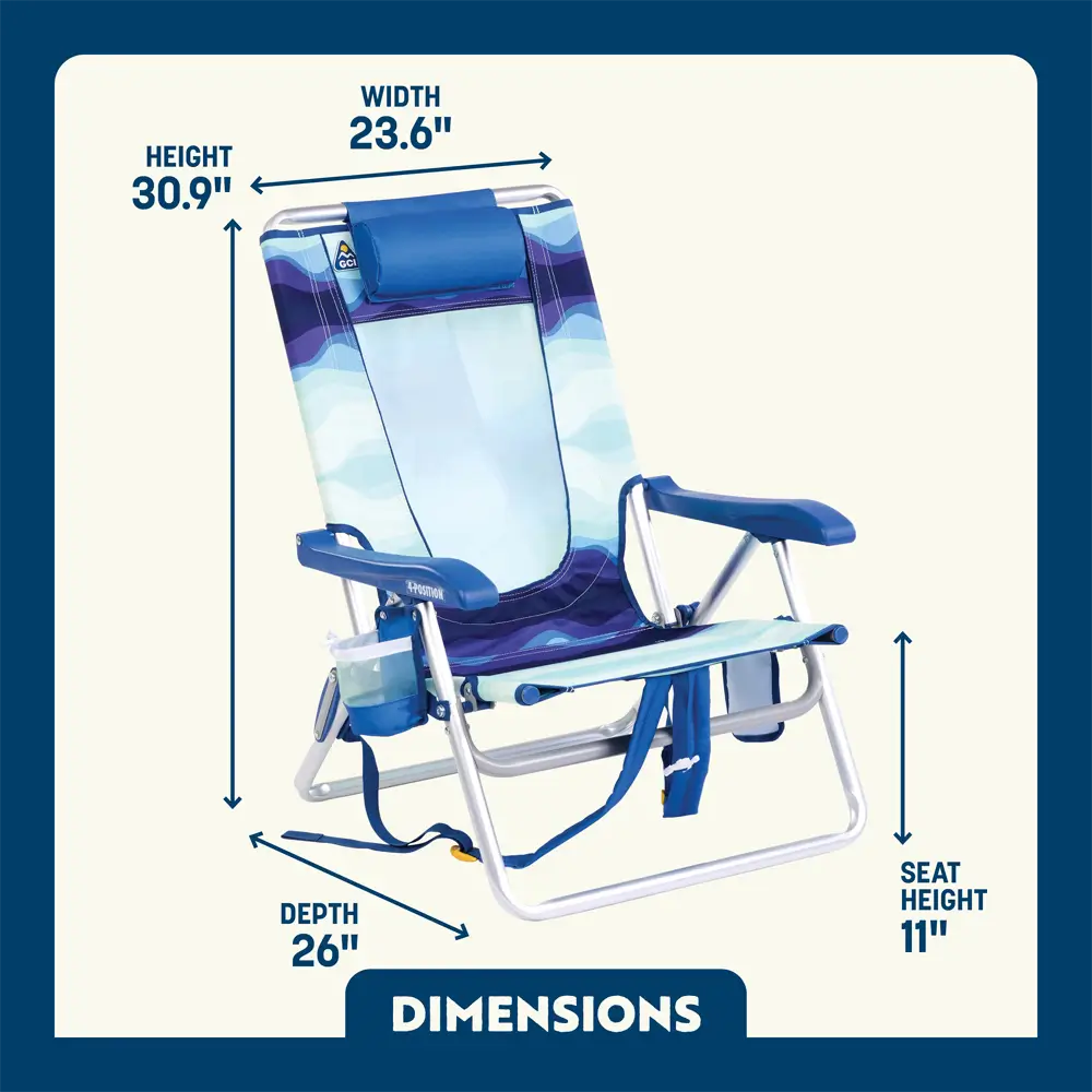 Backpack Beach Chair™ - Seaside Ease