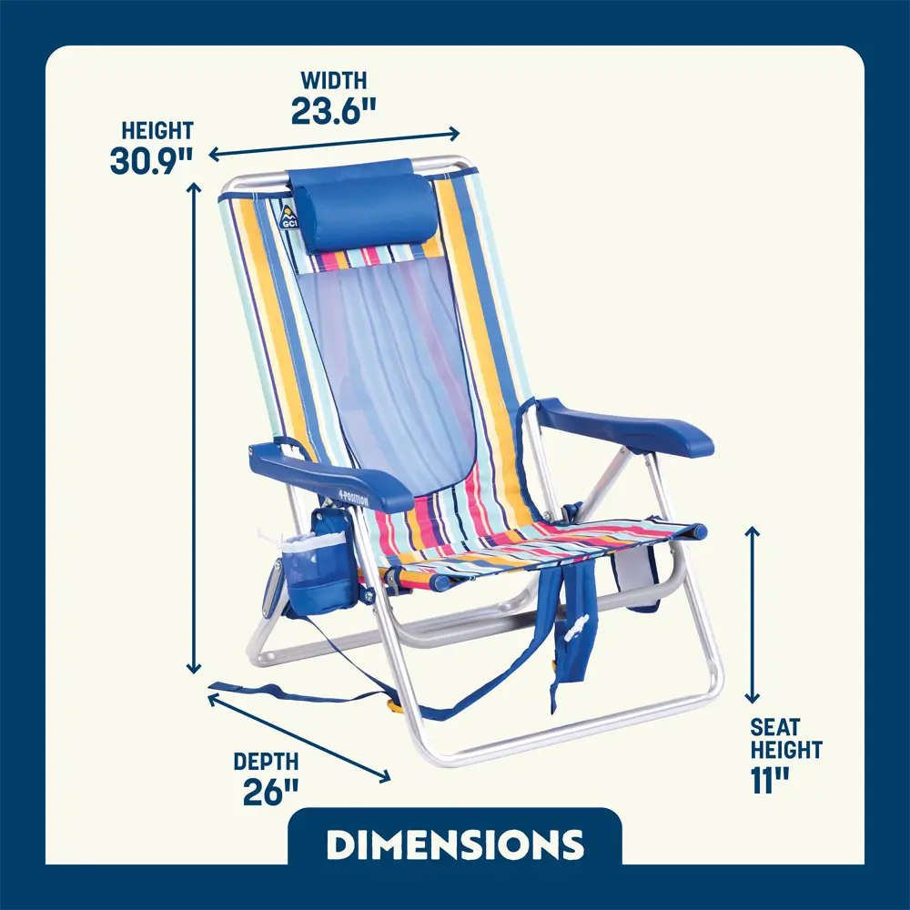 Backpack Beach Chair™ - Seaside Ease
