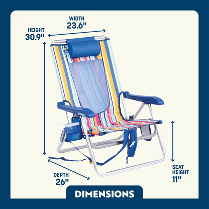 Backpack Beach Chair™ - Seaside Ease