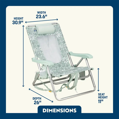 Backpack Beach Chair™ - Seaside Ease