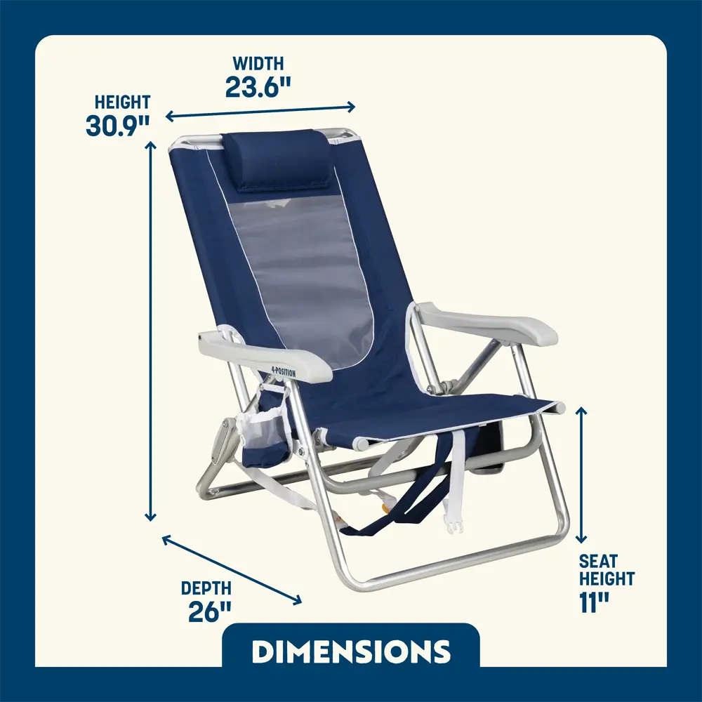 Backpack Beach Chair™ - Seaside Ease