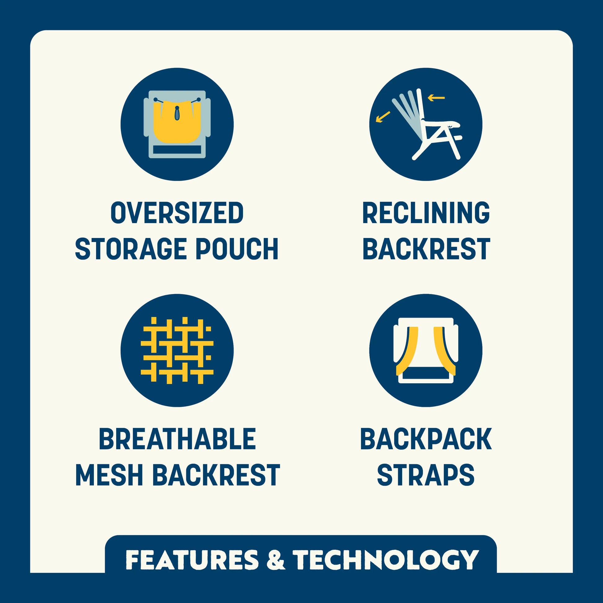 Backpack Beach Chair™ - Seaside Ease