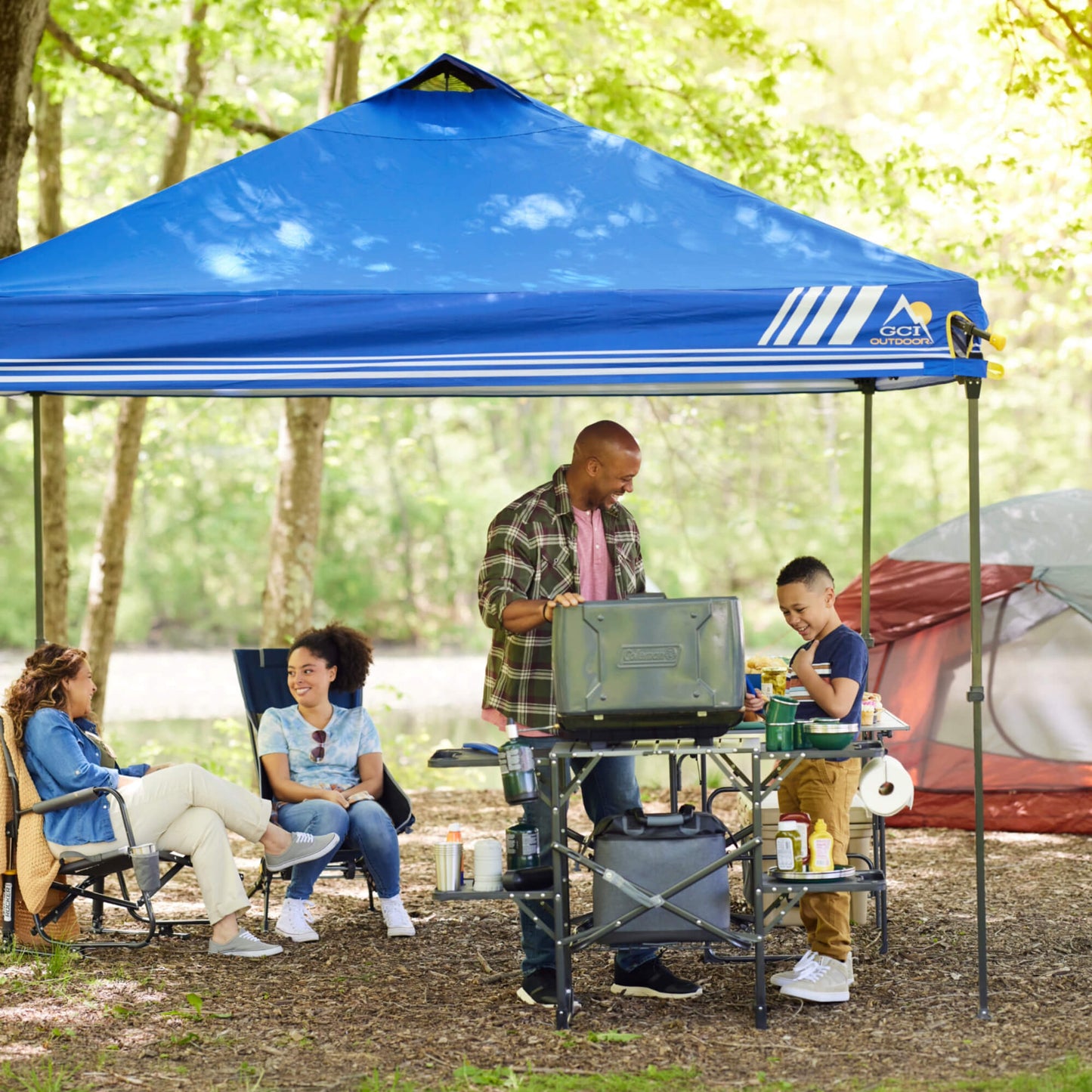 Slim-Fold Cook Station™ - Patio Meal Ready