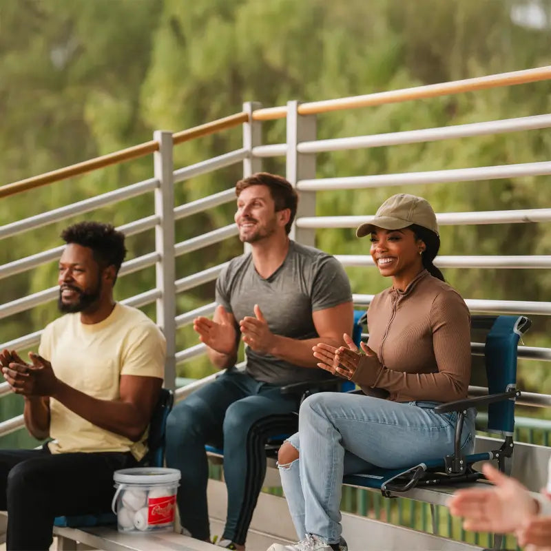 Big Comfort Stadium Chair™ with Armrests - Race Day Choice