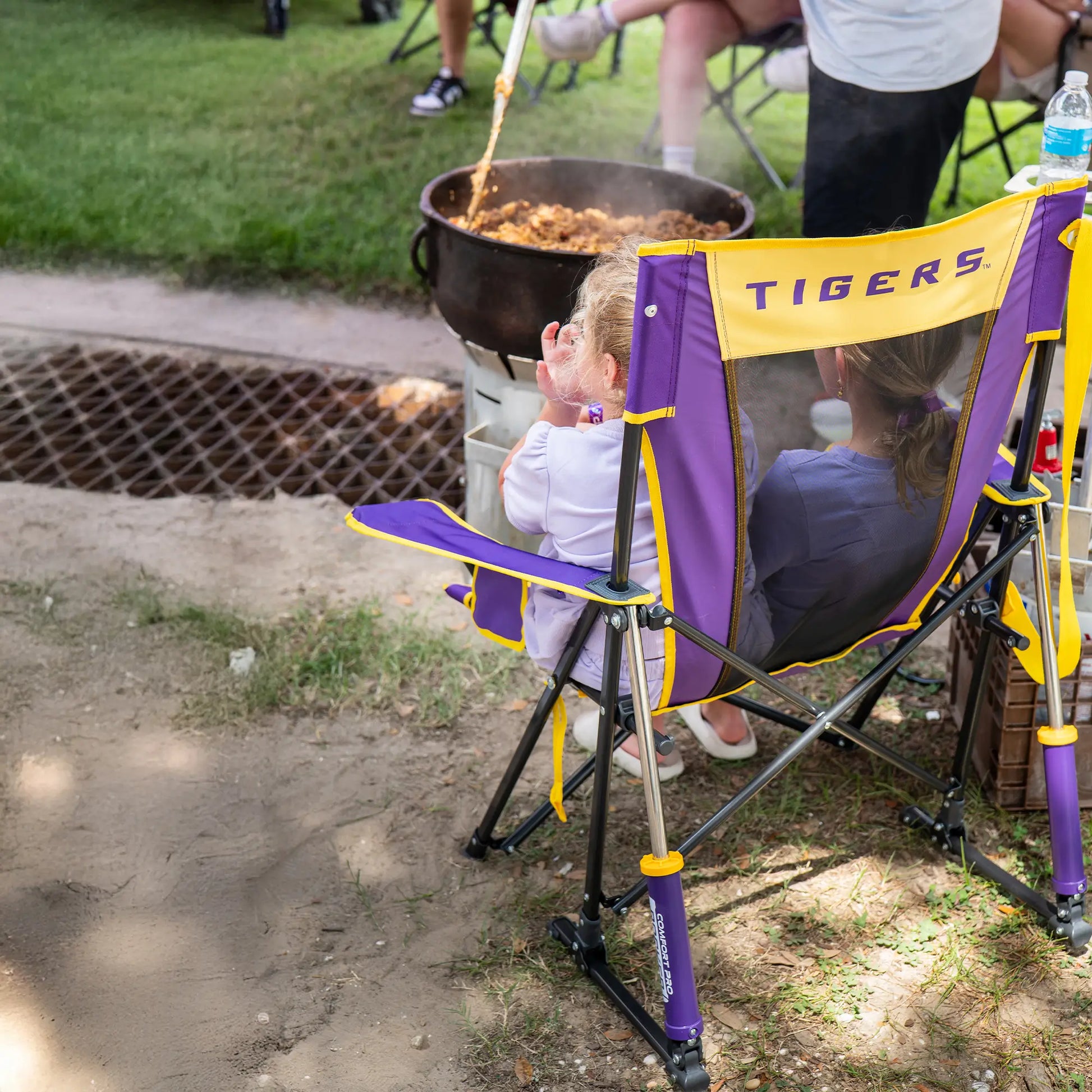 College Comfort Pro Rocker™ - LSU Tigers - Home Team Choice