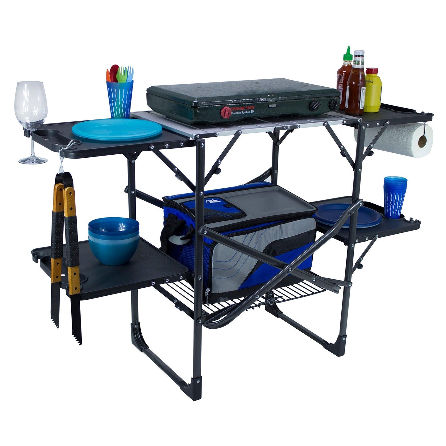 Slim-Fold Cook Station™ - Patio Meal Ready