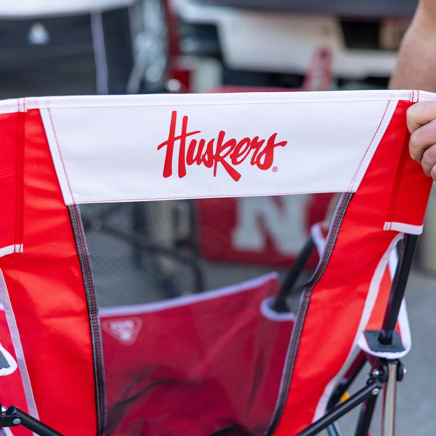 College Comfort Pro Rocker™ - Nebraska Cornhuskers - Fan Day Comfort