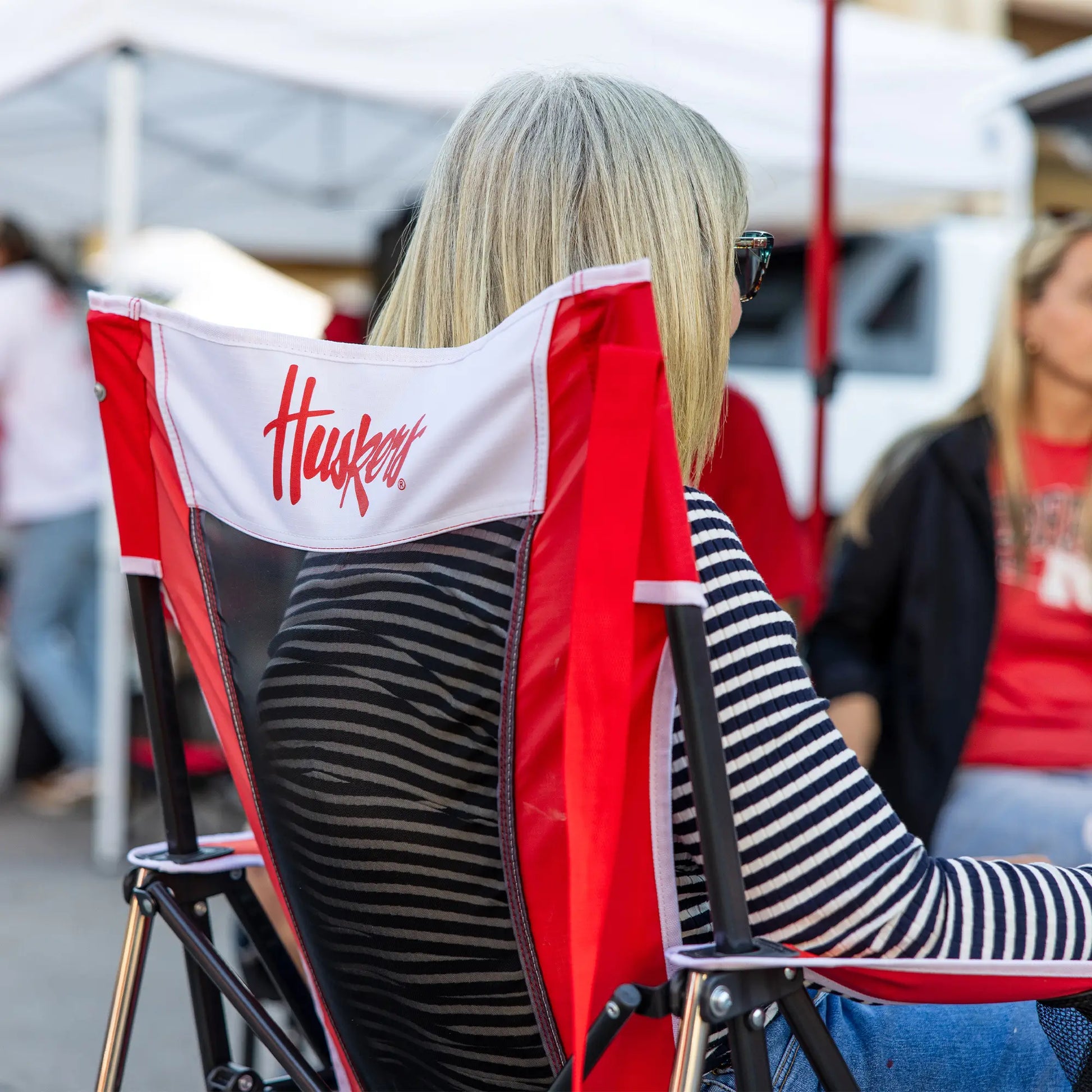 College Comfort Pro Rocker™ - Nebraska Cornhuskers - Fan Day Comfort
