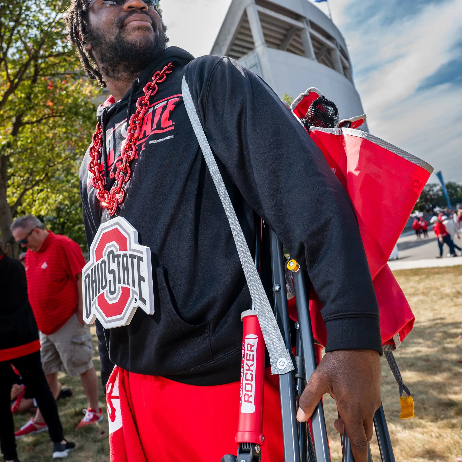 College Comfort Pro Rocker™ - Ohio State Buckeyes - All Star Comfort