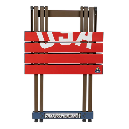 Compact Camp Table 20™ - USA Anniversary Deluxe - Tailgate Prep