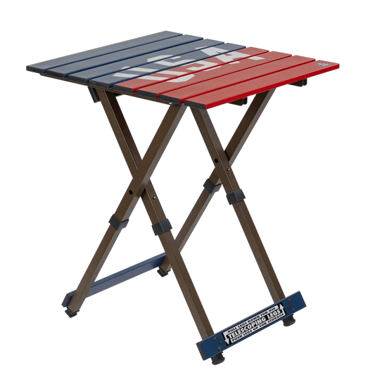 Compact Camp Table 20™ - USA Anniversary Deluxe - Tailgate Prep