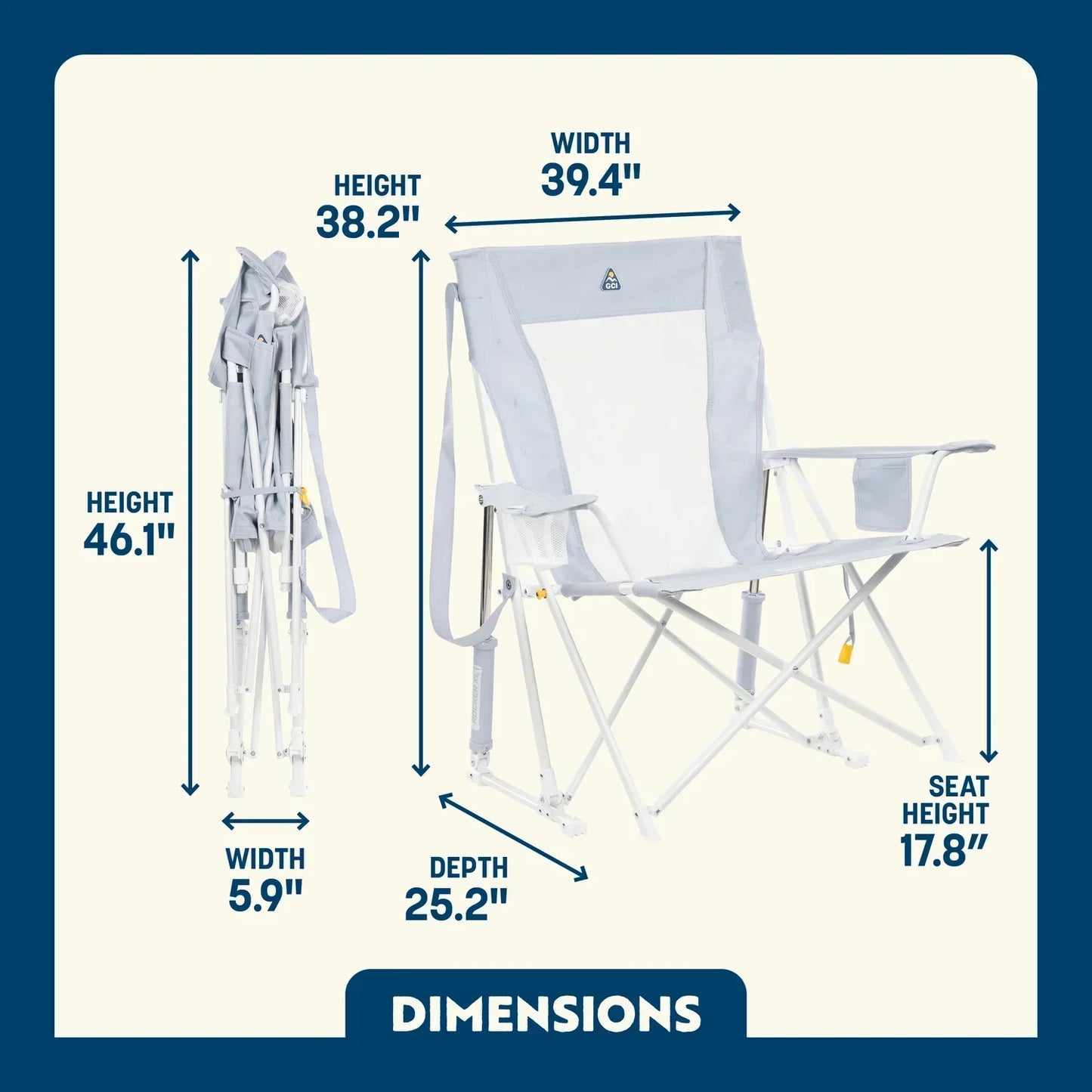 Comfort Pro Rocker XL™ - Outdoor Ease